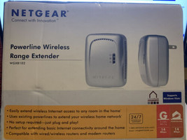NetGear WGXB102 54 Mbps Wall-Plugged Wireless Range Extender Kit - £13.92 GBP
