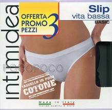 3 Underwear Low Waist Women&#39;s Microfiber Intimidea Seamless Stretch 310284 - £12.28 GBP