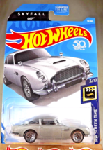 2018 Hot Wheels #78 HW Screen Time-Skyfall 007 3/10 ASTON MARTIN 1963 DB5 Gray - £11.32 GBP