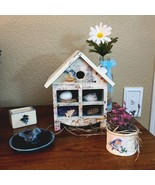 Songbird Tea Box Shabby Chic Cubby Box Pigeon Hole Shelf Miniature Cubby... - £28.90 GBP