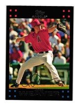 2007 Topps #75 Jered Weaver Los Angeles Angels - £1.57 GBP