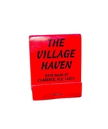 The Village Haven Clarence N.Y. Vintage Unstruck Red Matchbook 3/4 Full - $6.95