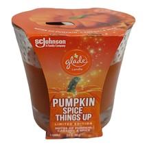 Glade Pumpkin Spice Things Up Limited Edition Seasonal Candle Home Fragrance - £6.30 GBP
