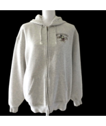 Walt Disney World Women&#39;s Hoodie Sweatshirt Size S Embroidered Full Fron... - $34.88 CAD