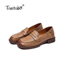 2021 Fashion Women Shoes Genuine Leather Loafers Women Casual Shoes Soft Comfort - £67.58 GBP
