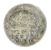 1610 Polish–Lithuanian 1 Groschen in Fine Condition KM# 11 - $90.90