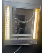 Vintage GE Lighted Makeup Mirror B21M-1 Dual Sided 4 Settings Mid Centur... - $80.15 CAD
