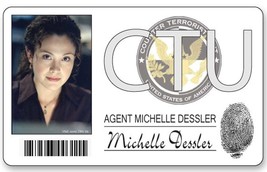 Michelle Dessler 24 Agent At Ctu Magnet Fastener Name Badge Halloween Costume Pr - $15.99