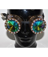 GloFX Goggles Steampunk Kaleidoscope Glasses Punk Len Gothic Cosplay  - £10.88 GBP