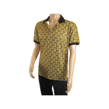 Men Sports Shirt DE-NIKO Short Sleeves Soft Modal Fashion Polo Shirt G1121 Gold image 9