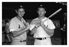 Mickey Mantle And Stan Musial Cardinals New York Yankees Baseball 4X6 Photo - £6.34 GBP