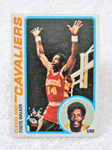 1978 Topps Foots Walker Cleveland Cavaliers NBA Basketball Trading Card #127 - £1.59 GBP