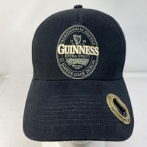 Guinness Ireland Logo Black Hat Cap Extra Stout Label Bottle Opener EUC - $15.64