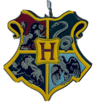 Hallmark 2022 Hogwarts Crest 2.5” Metal Enamel Christmas Ornament Harry Potter - £9.63 GBP
