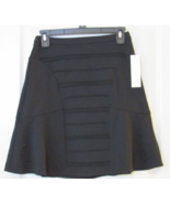ELLE BLACK TIE Back Zip A-line Skirt Women&#39;s Sz XS NWT MSRP$44 - $19.65