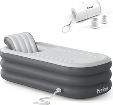 Frstem Xl 72&quot; Inflatable Adult Bathtub, Foldable Tub For Travel, Wireles... - £78.95 GBP