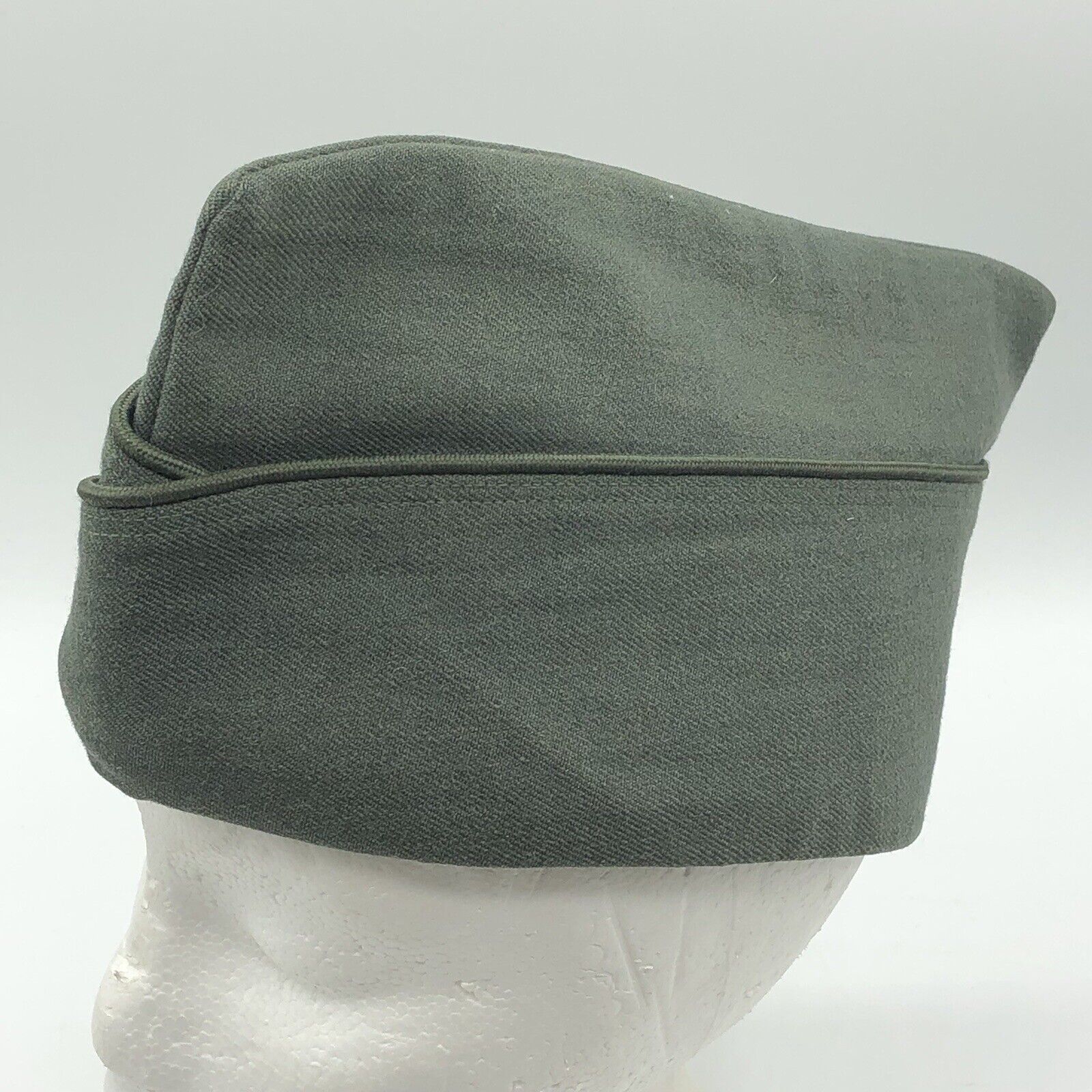 Primary image for Vintage US Army Green 44 Wool Garrison Military Cap Gerber 1958 Size 6 7/8 