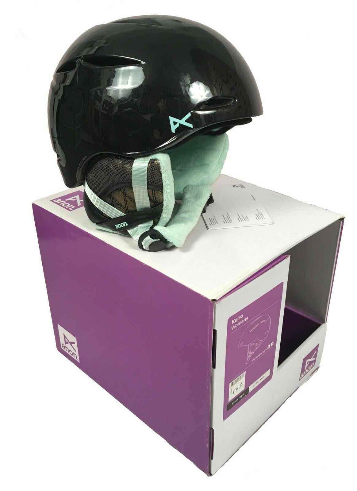 NEW Anon Burton Keira Womens Snowboard Helmet!  Small  52-55 cm  Black - £66.44 GBP
