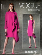Vogue V1773 Misses 8 to 16 Tom and Linda Platt Dress and Jacket Sewing Pattern - £20.71 GBP