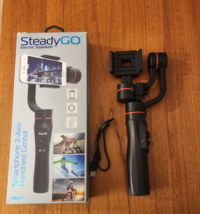 Tzumi Steady Go Electric Stabilizer Smartphone 3-Axis Handheld Gimbal NE... - $456.47 MXN