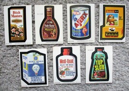 Lot Of (7) Different 1979 Topps Wacky Packages 1st Series Reruns VG-EX - £9.83 GBP