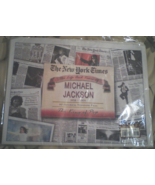 Life and Times of Michael Jackson 2009 Tribute Newspaper Pages New York ... - £31.89 GBP