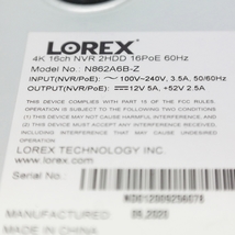 Lorex N862A6B-Z 16-Channel 4K HD 4TB NVR image 6