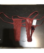 NWT LOT of 2 Pairs Frederick&#39;s of Hollywood SZ 1X Hollywood Mini G Strin... - $10.88