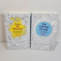 Color Me Murder &amp; The Coloring Crook Mystery - Paperback By Davis, Krista - £11.70 GBP