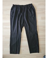Components Black Elastic Waistband Dress Pants Women&#39;s Size 16W, Black - $13.97 CAD