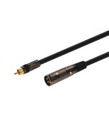 Monoprice 4778 XLR M TO RCA M 16AWG CABLE 10FT - $928.12 MXN