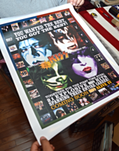 KISS ALIVE IV PROMO POSTER - £27.54 GBP