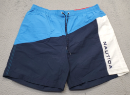 Nautica Trunks Shorts Men XL Multi Colorblock Thermal Lined Quick-Dry Dr... - $24.47