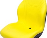 John Deere Yellow Vinyl Seat Fits 2320 2520 2305 2720 - OEM# LVA14067 w/... - $154.99