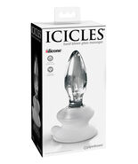 ICICLES No. 91 LUXURIOUS HAND BLOWN GLASS PLUG MASSAGER - $31.67