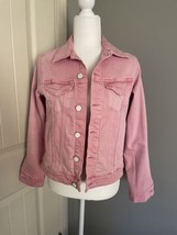 Warp+weft pink jean  Jacket Womens size small - $29.00