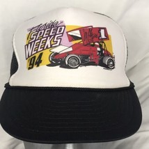 Florida Speed Weeks 94 Hat Cap Mesh Trucker 90s Adjustable 1994 by Nissin - £15.65 GBP