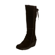 Fly London Womens Yust Oil Suede Boots P500327006 Black 6 UK, 39 EU  - £194.60 GBP