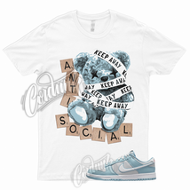 ANTI T Shirt to Match Dunk Low Worn Blue Grey Fog Retro Fleece Light Baby UNC - £18.44 GBP+