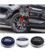4x BLACK FORD CENTRE CAPS 54MM ALLOY WHEEL FITS MOST MODELS FOCUS FIESTA... - $24.99