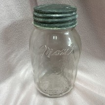 Vtg Square 6/11/76 *Mom Mason Jar* 24 Oz. Columbus Home Products Ohio W/ZINC Lid - $14.85