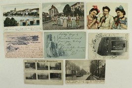Vintage Postal History Postcards Switzerland Belgium Netherland Zurich Travel - £16.55 GBP