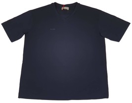 Bally men's short sleeve v-neck logo t-shirt Navy Blue - €136,60 EUR