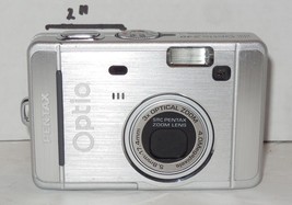 Pentax Optio S40 4.0MP Digital Camera - Silver Tested Works - $34.48
