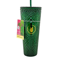 New Exclusive Wicked the Evil Witch Elphaba Green Diamond Tumbler Water Cup - $28.93