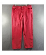 Gloria Vanderbilt Sz 16 Short &#39;Amanda&#39; S51340 Salmon 5 Pocket Zip Front ... - $269.60 MXN