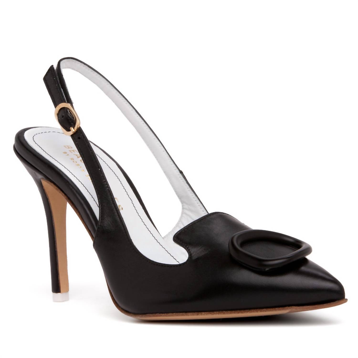 Beautiisoles By Robyn Shreiber women's ada slingback heels in Black