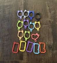 Plastic Lobster Clasp Clips Key Rings Cat Shape and Other Clips 16 Pcs D... - $13.71 CAD