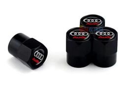 4Pcs Car Valve Stem Caps Cover for Audi A1 A3 A4 A5 A6 A7 A8 Q2 Q3 Q5 Q7... - $12.59