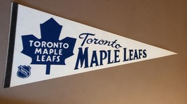 Vintage Toronto Maple Leafs Pennant NHL 12&quot;x30&quot; - £19.58 GBP